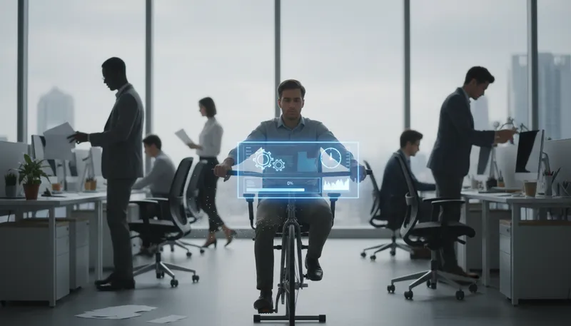 Illustration of spin someone's wheels: To waste time without progress.