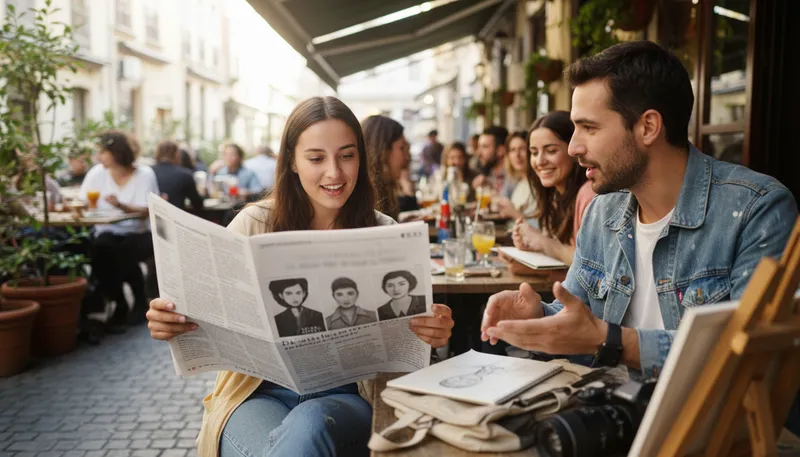 Illustration of hebdo: Short for a weekly publication or magazine.