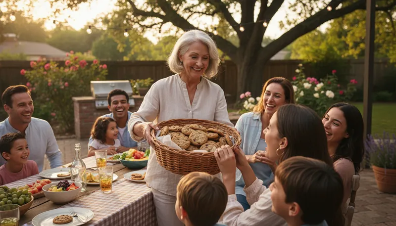 Illustration of aunt: an affectionate term for an older woman