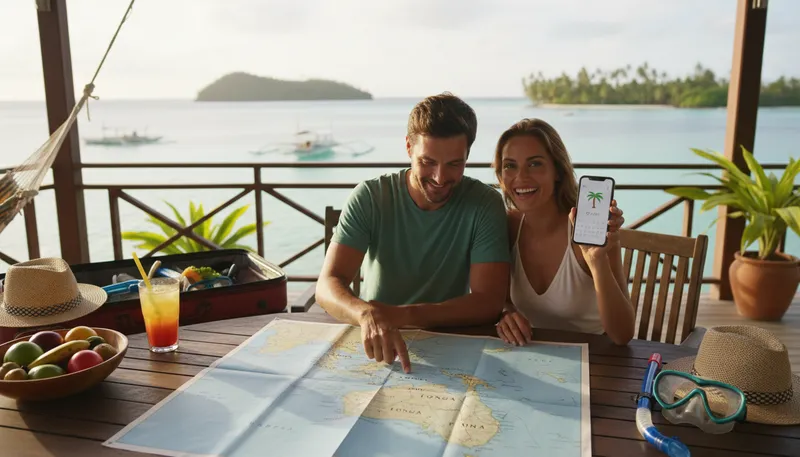 Illustration of tonga: A country in the South Pacific.