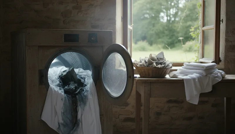 Illustration of come out in the wash: Truth will be revealed eventually.