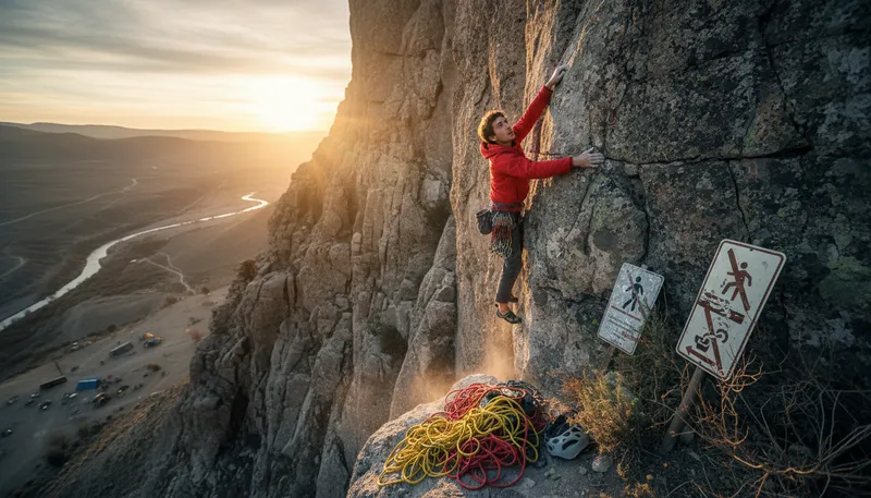 Illustration of foolhardy: recklessly bold or adventurous.
