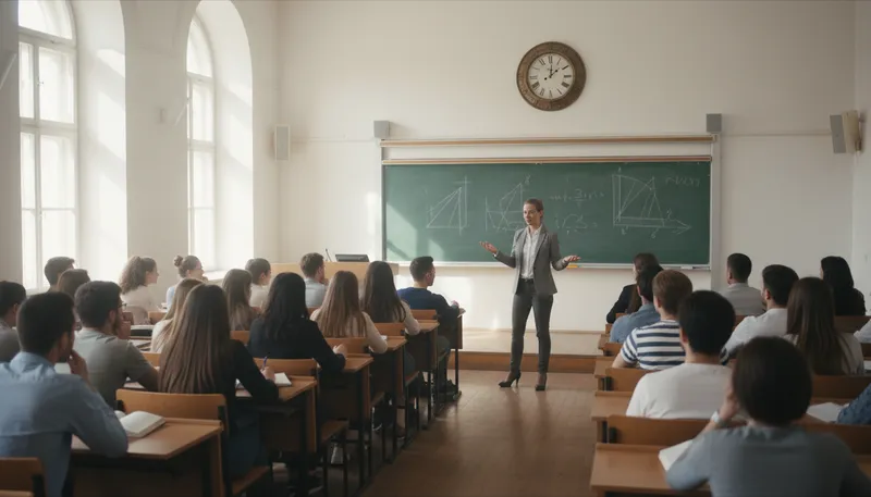 Illustration of all students take calculus: A statement claiming every student studies calculus.