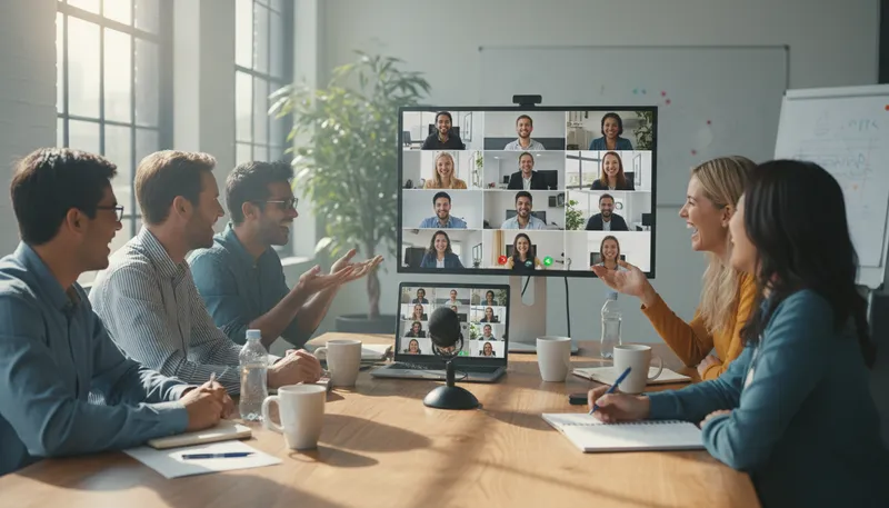 Illustration of zoom: a tool for video conferencing