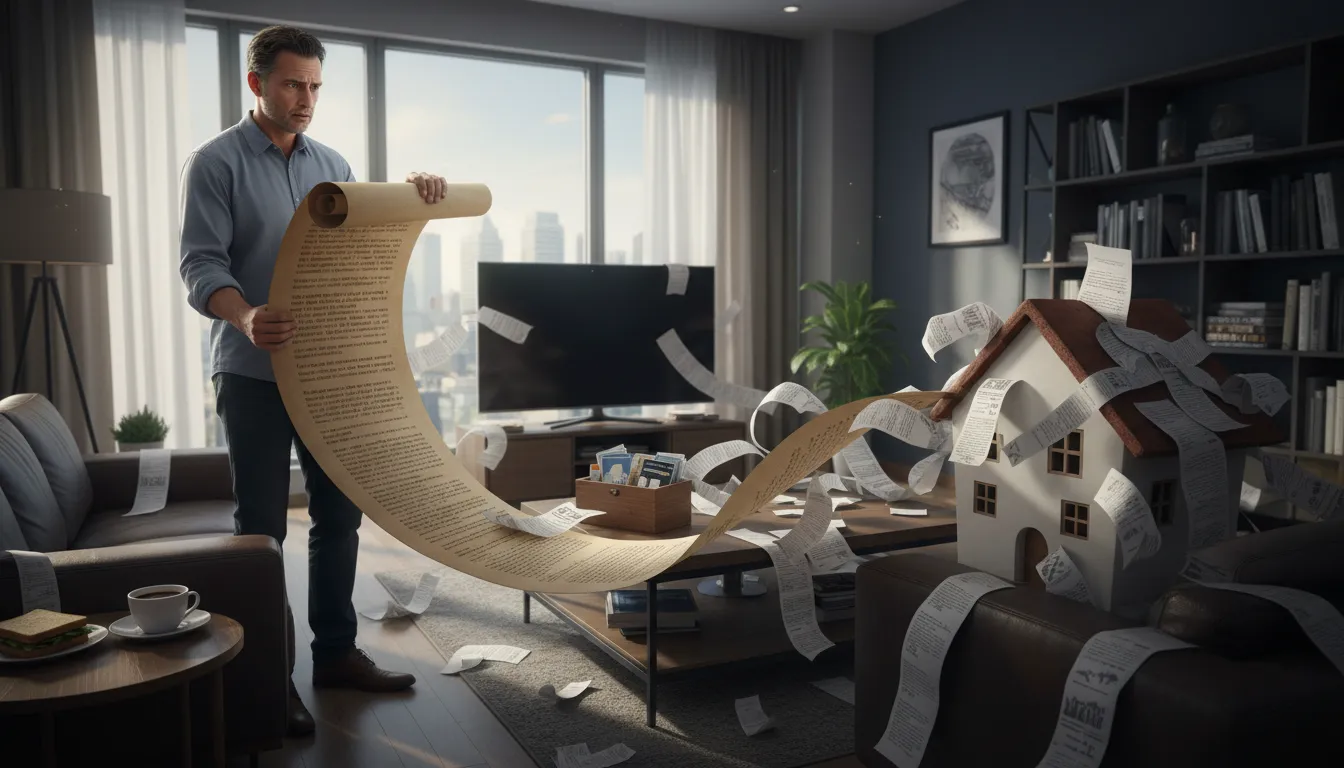 Illustrazione di anaconda mortgage: a home loan securing all other debts to the lender