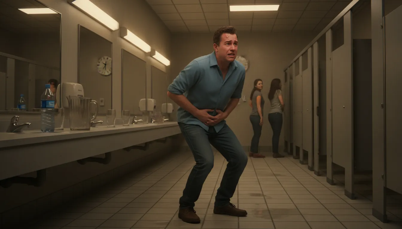 Ilustração de piss like a racehorse: To urinate a lot or very frequently.