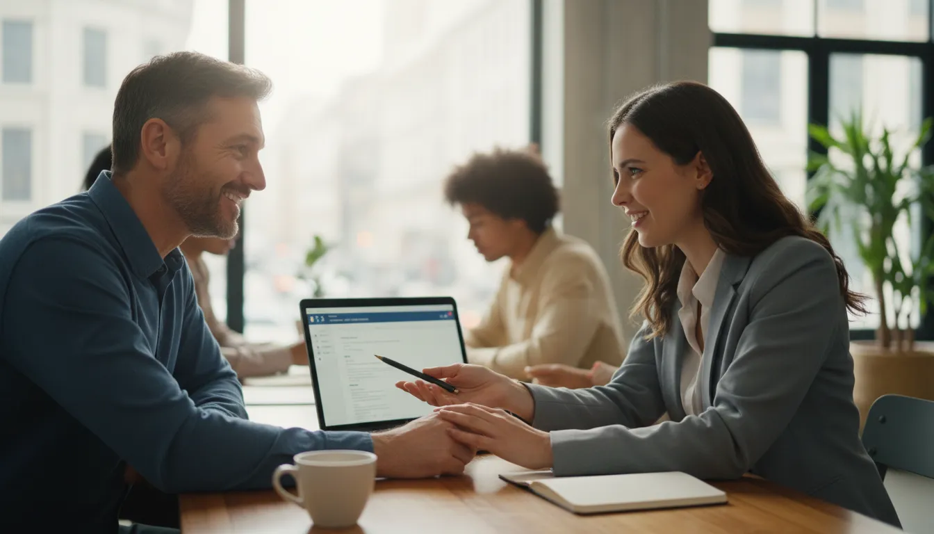 CSM 的插图：A manager who helps clients achieve success with products.