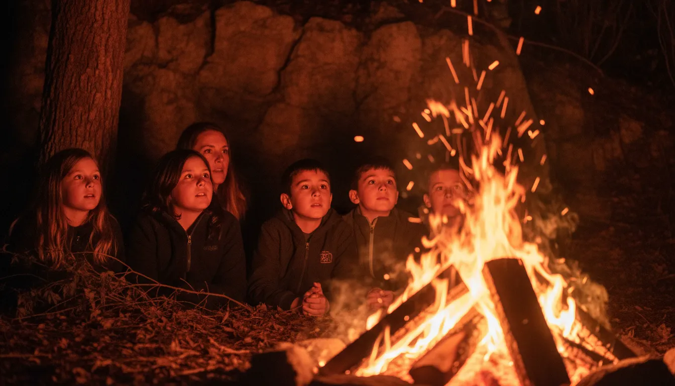 fire 일러스트: a burning substance that produces heat and light.