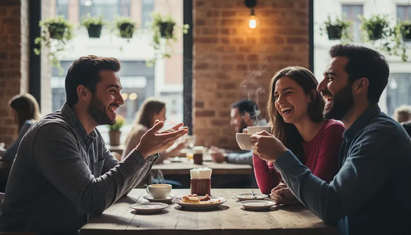 Illustration of banter: Light, playful conversation.