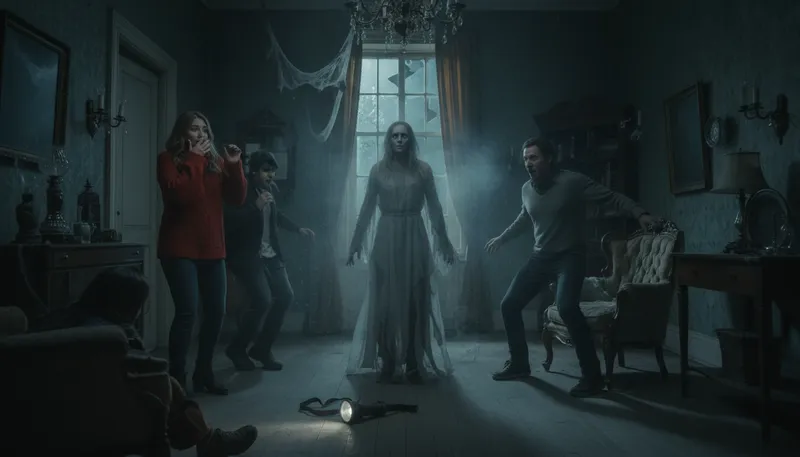 Illustration of phantom: A ghost or an illusion that cannot be touched.