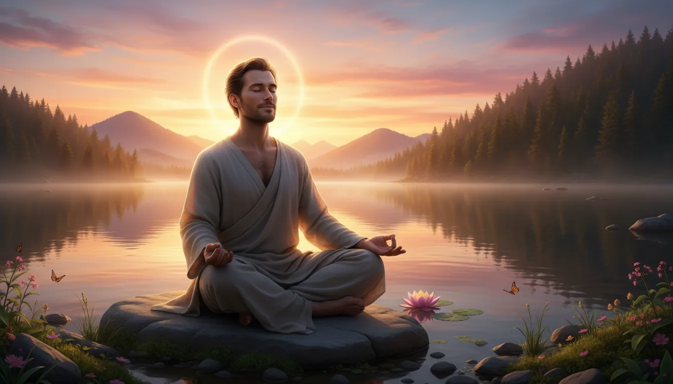 Hình minh họa cho nirvana: A state of perfect happiness and peace.