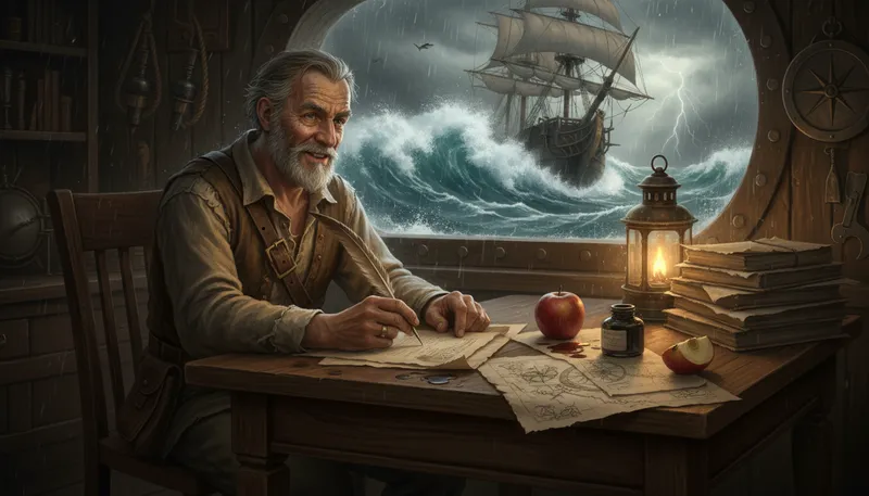 Illustration of defoe: Daniel Defoe, an English writer.