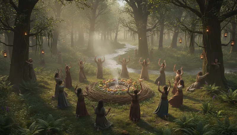 Illustration of religion: A system of faith and worship.