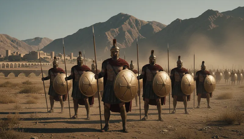 Illustration of sparta: An ancient Greek city known for its warriors.