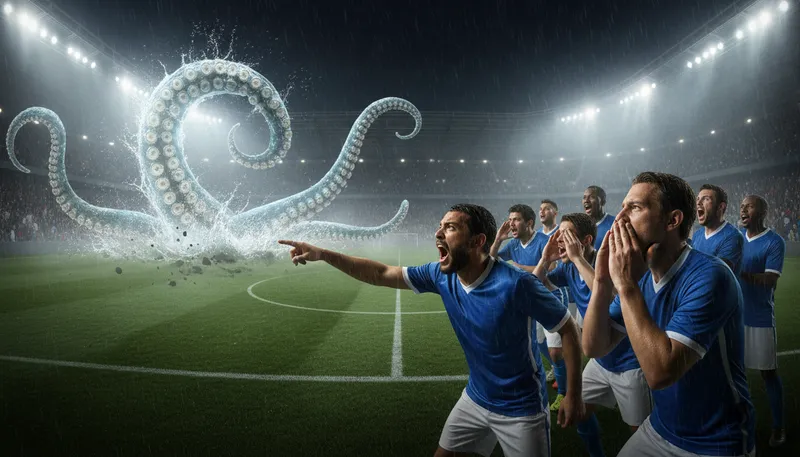 Illustration of release the kraken: Unleash something powerful or chaotic.