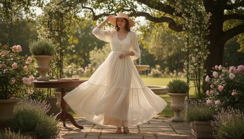 Illustration of georgette: A lightweight, plain weave fabric.
