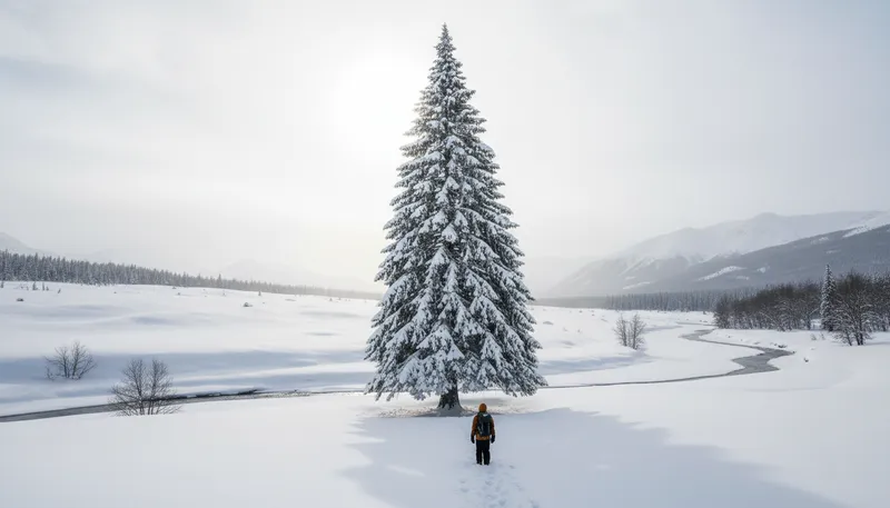 Illustration of conifer: A tree that produces cones.