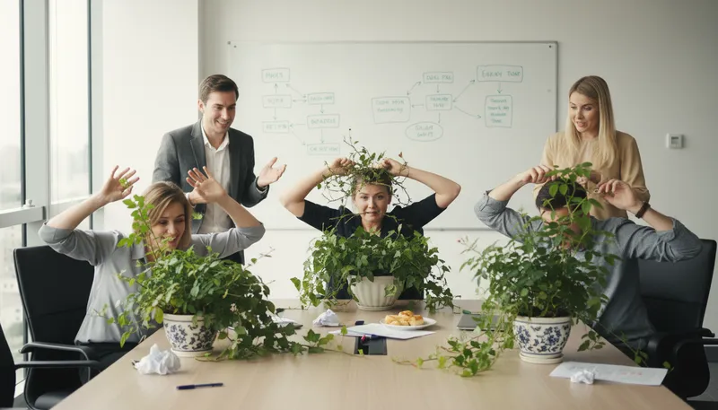 Illustration of go off into the weeds: To become confused or distracted.