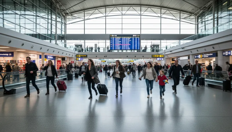 Illustration of gatwick: A major airport located in London, England.