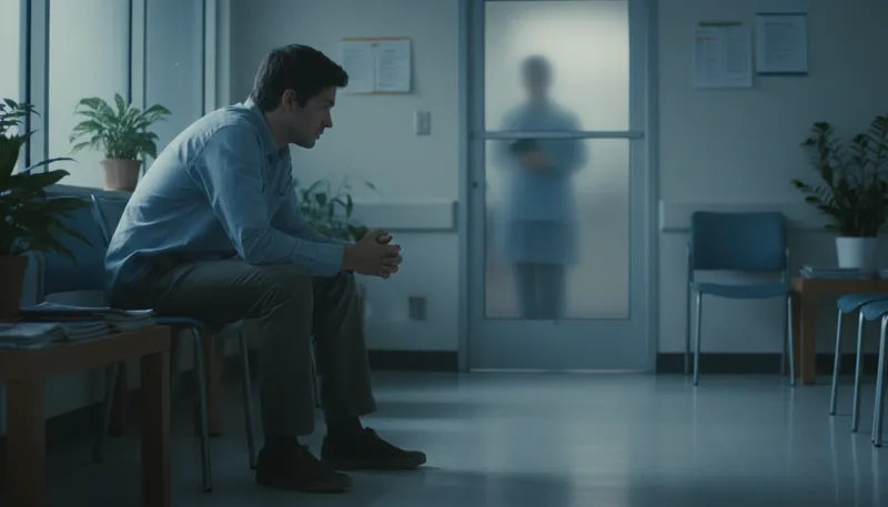 Illustration of patient: a person receiving medical treatment
