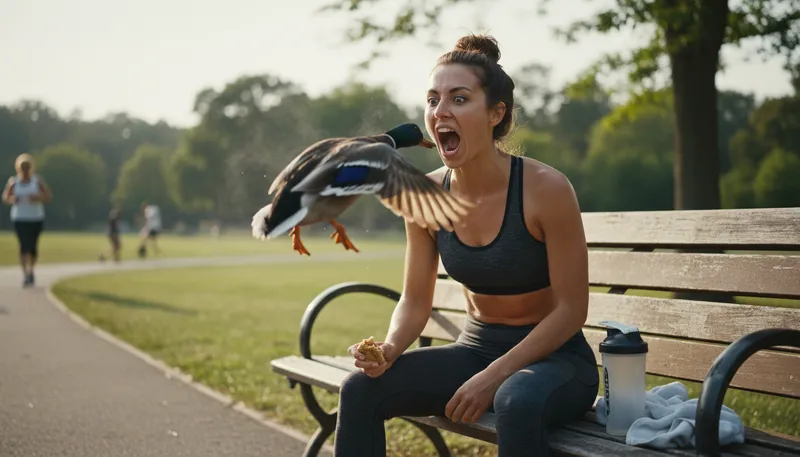 Illustration of could eat the arse out of a low flying duck: Very hungry or eager to eat.