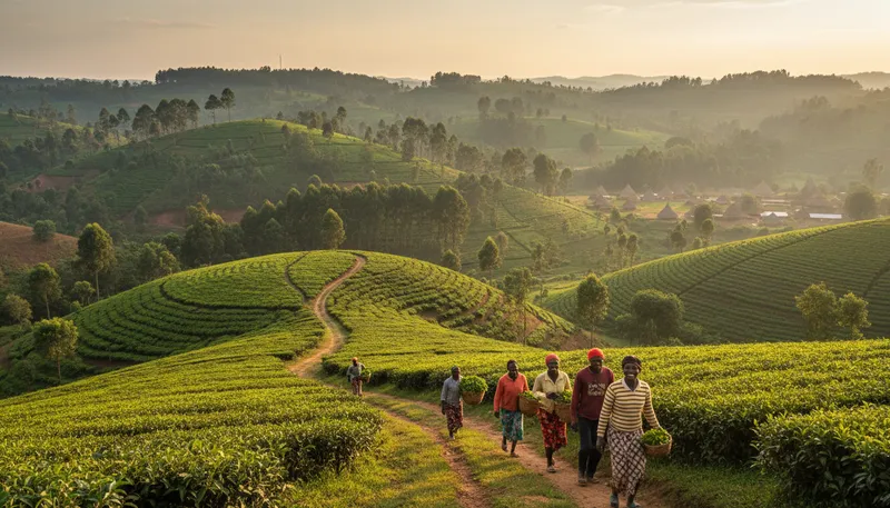 Illustration of ugandan: Relating to Uganda or its people.