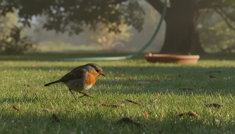 Illustration of birdy: An informal term for a small or cute bird.