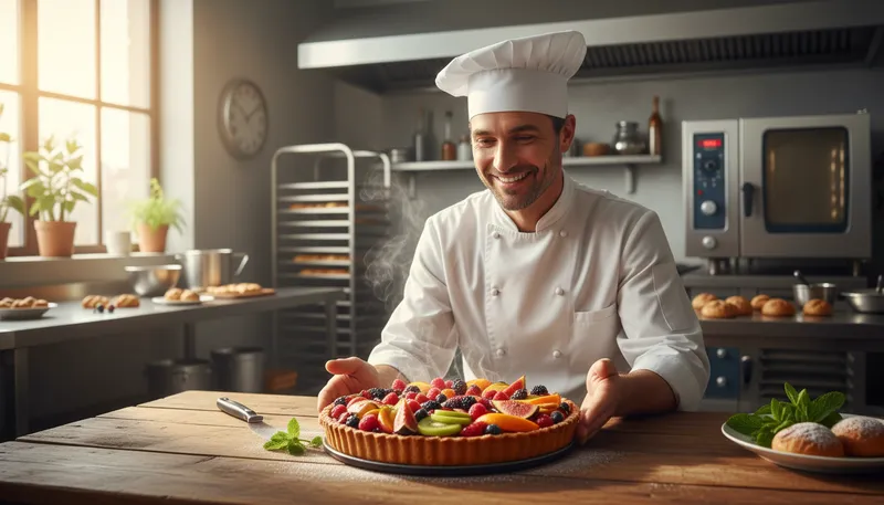 Illustration of tarte: A pastry dish filled with sweet or savory ingredients.