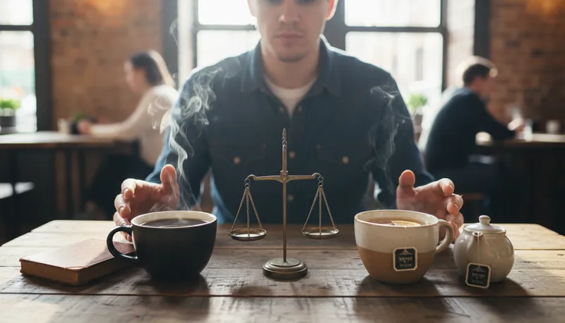 Illustration of pick your poison: choose between two undesirable options
