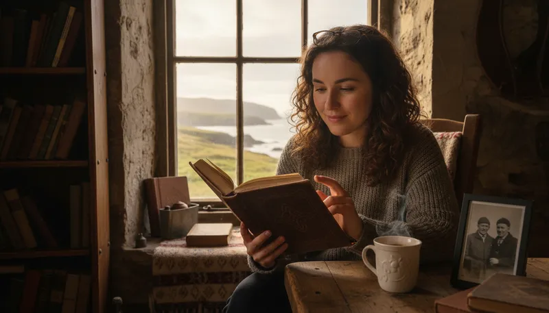 Illustration of gaelic: A Celtic language of Ireland and Scotland.