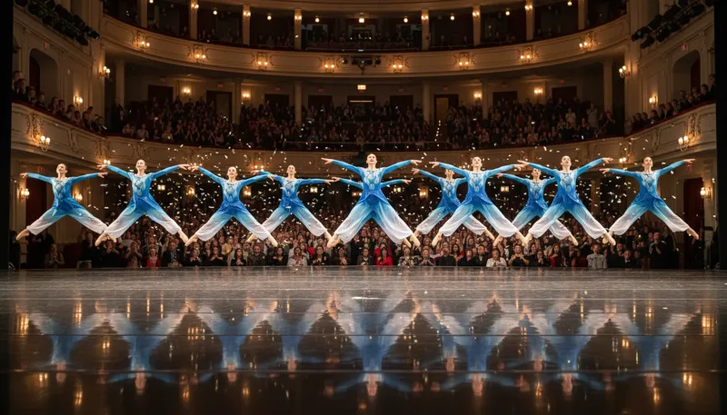 Illustration of synchro: Short for synchronization, often in timing.