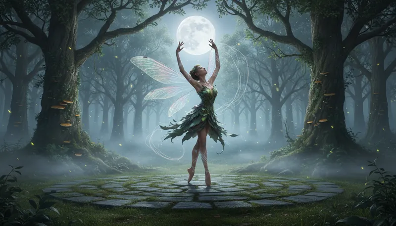 Illustration of fay: A fairy or mythical creature; often feminine.