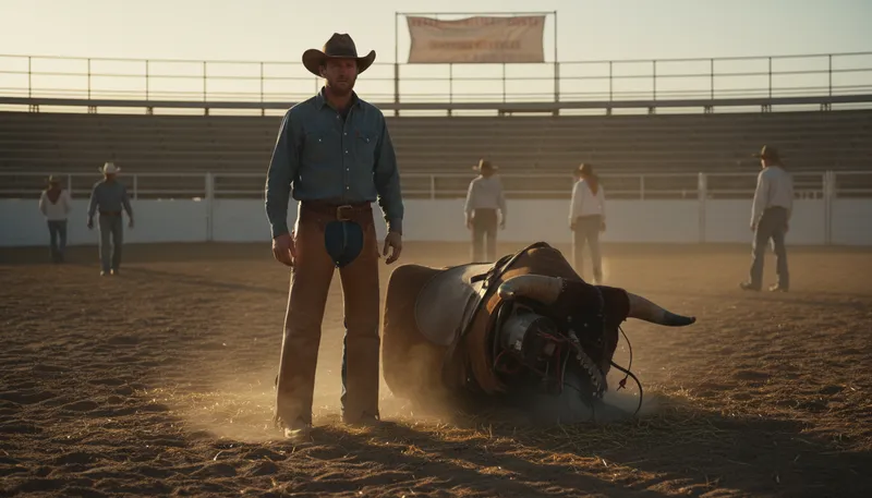 Illustration of all hat and no cowboy: all show with no substance or ability