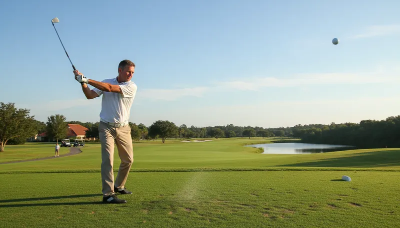 Illustration of golf: A sport played by hitting balls into holes.
