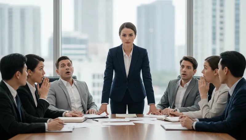 Illustration of assertiveness: The quality of being self-assured and confident.