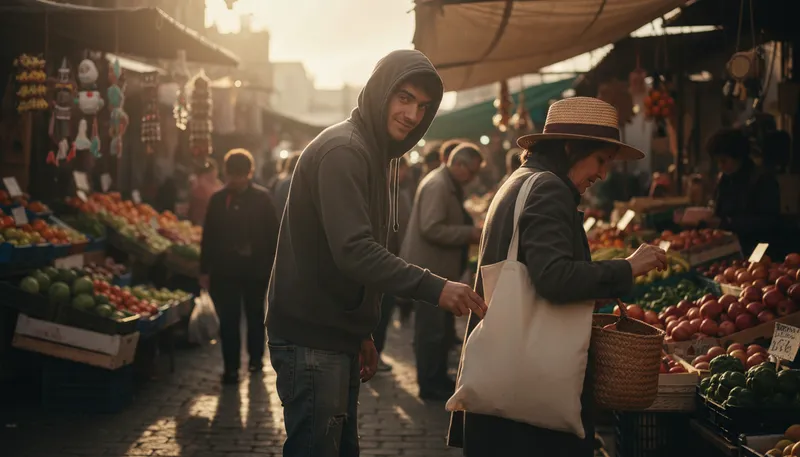 Illustration of lighten someone's purse: to take money from someone