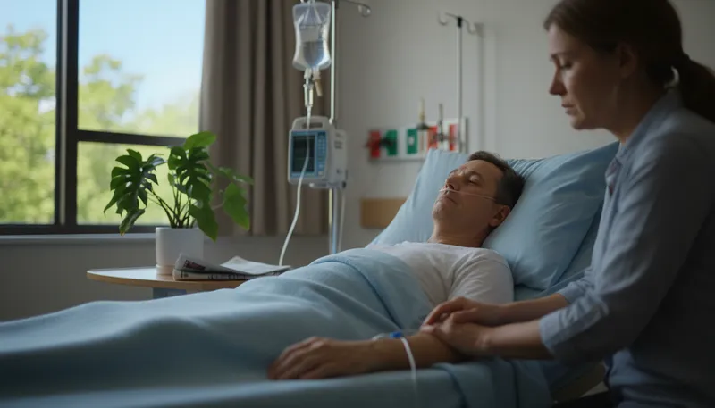 Illustration of vegetable: a person in a vegetative state