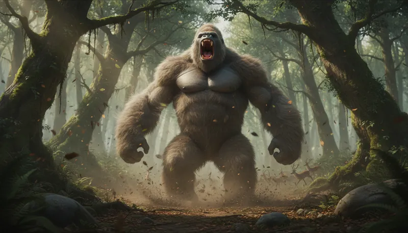 Illustration of gor: A term for a large, powerful creature.