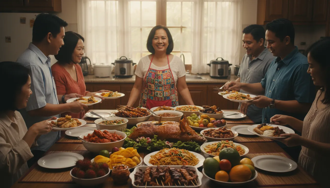 Filipina 일러스트: A woman from the Philippines.