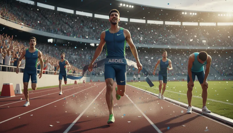 Illustration of abdel: A male name common in Arabic culture.