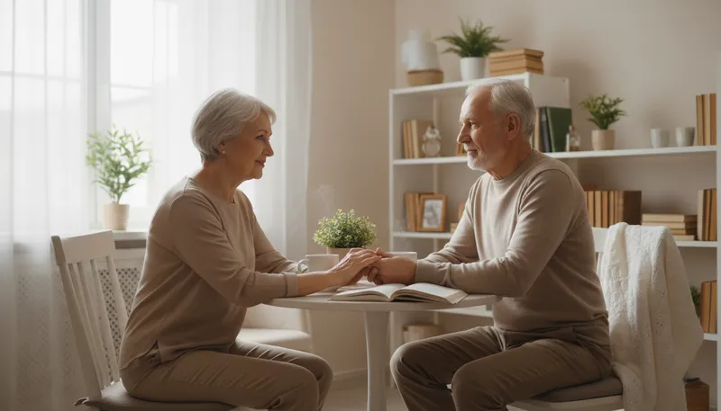 Illustration of white marriage: a marriage without sexual relations