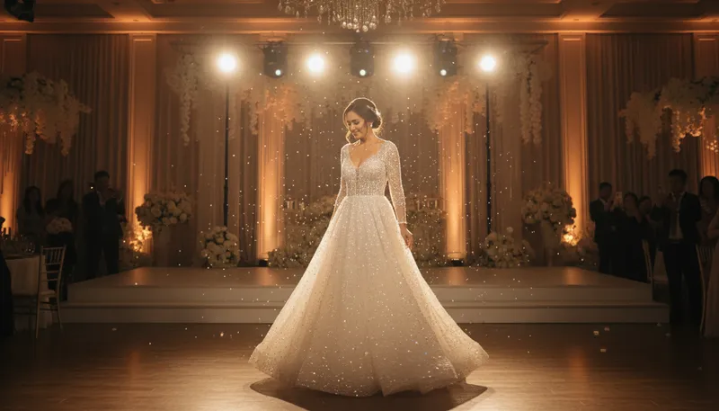 Illustration of bridal: Related to a wedding or bride.