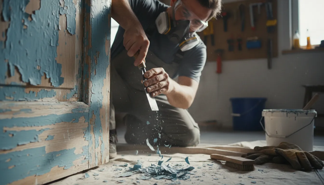 scraper 的插图：A tool used for removing dirt or paint.