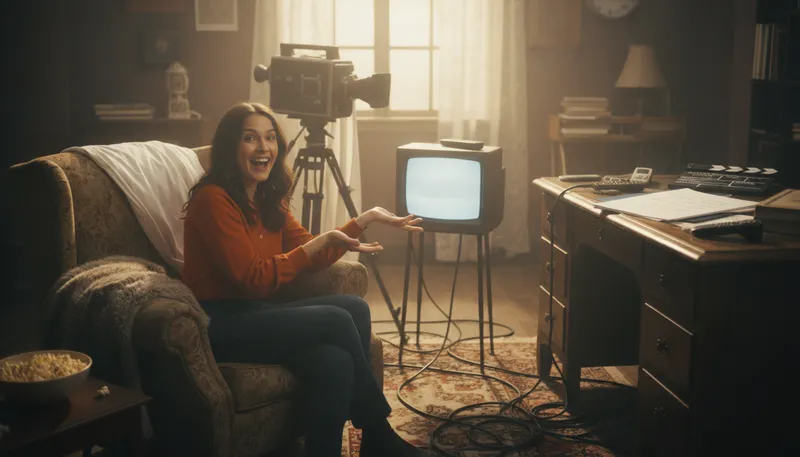 Illustration of and don't play one on tv: Don't pretend or act in a false way.