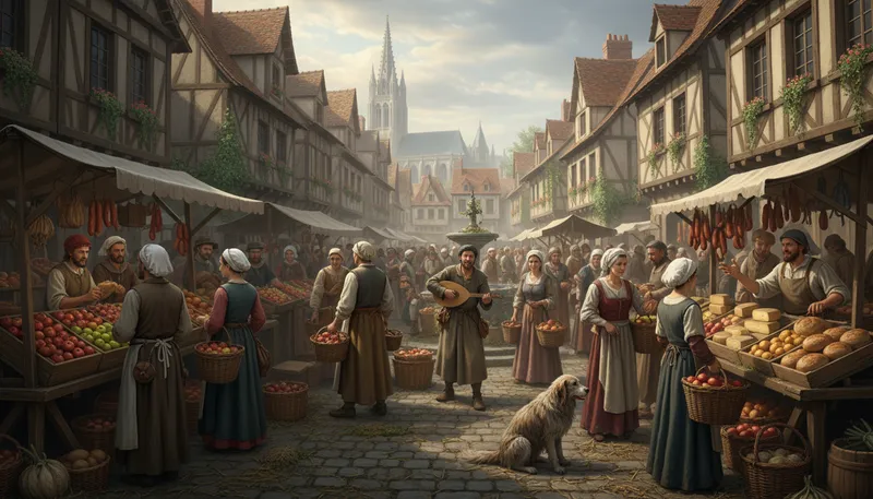 Illustration of rouen: A city in France known for its history.
