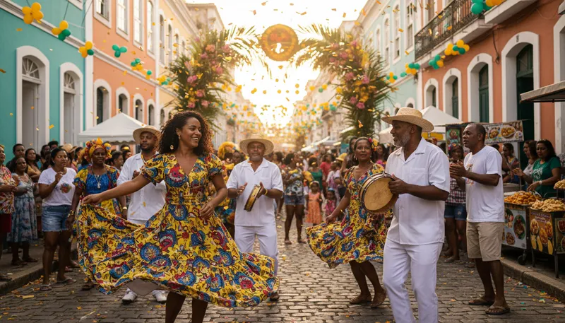 Illustration of brazilians: People from Brazil, known for diverse cultures.
