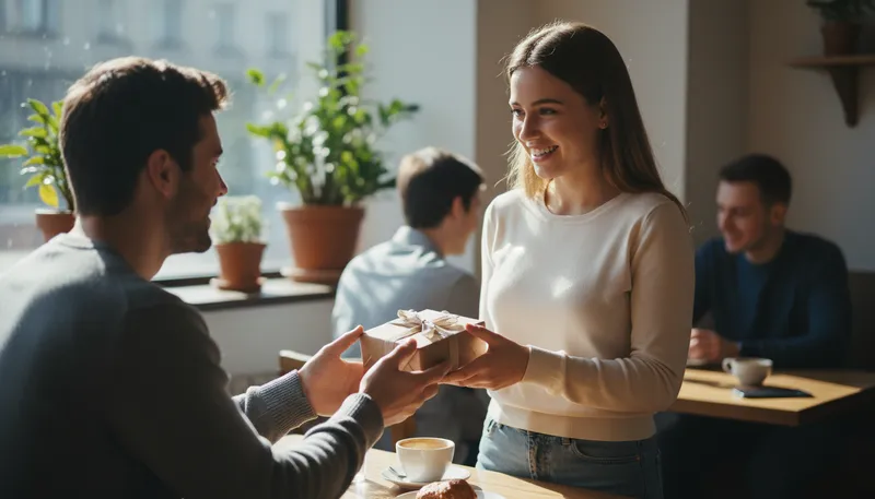 Illustration of repay: to return a favor or kindness