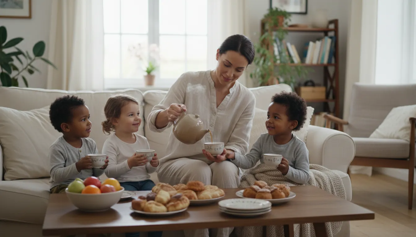 Иллюстрация be mother: take care of others or serve them.