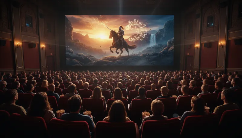 Illustration of cin: A term often used in cinema or film.