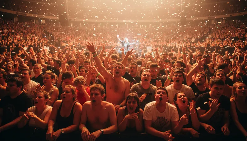 Illustration of fever: intense excitement or enthusiasm for something